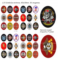 Simbolos moteros (1.23) formato oval